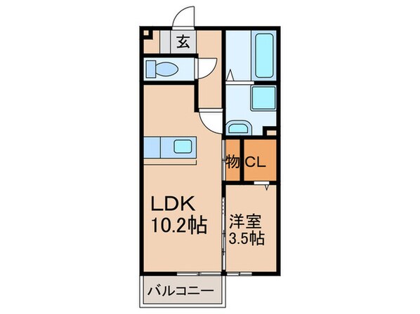 タイニ－キャッスルの物件間取画像